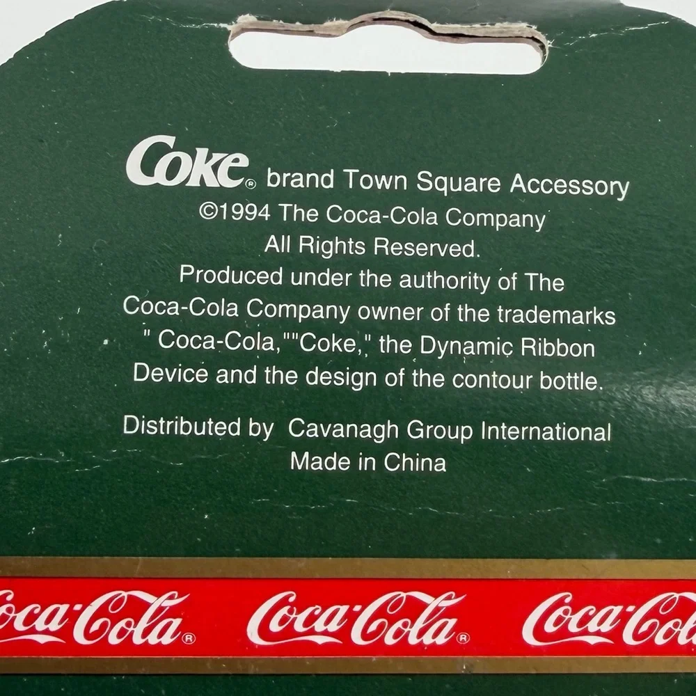 Coca-Cola Town Square Polar Bear Collection Set of 2 in Boxes, 1990s